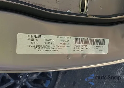 2016 Dodge Charger Sxt z USA, uszkodzony, nr VIN 2C3CDXHG0GH149806